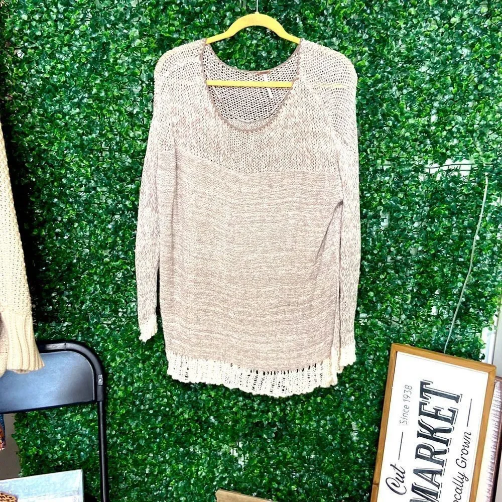Oversize‎ long sweater by free people